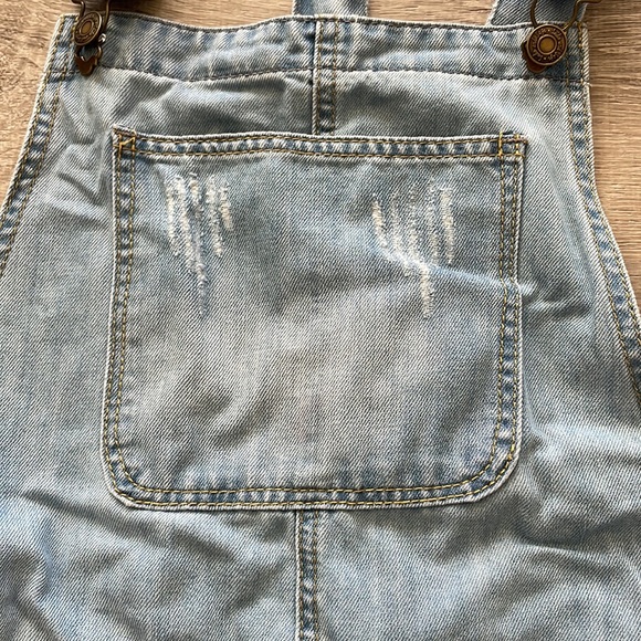 Sadie & Sage | Distressed Denim Overalls - Picture 6 of 8